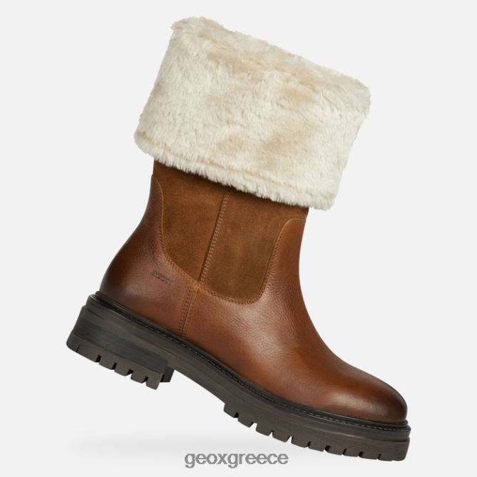 4DBLR0221 κονιάκ Geox γυναίκα ιριδέα