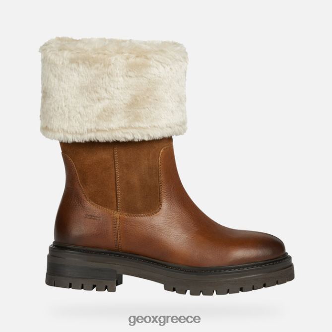 4DBLR0221 κονιάκ Geox γυναίκα ιριδέα