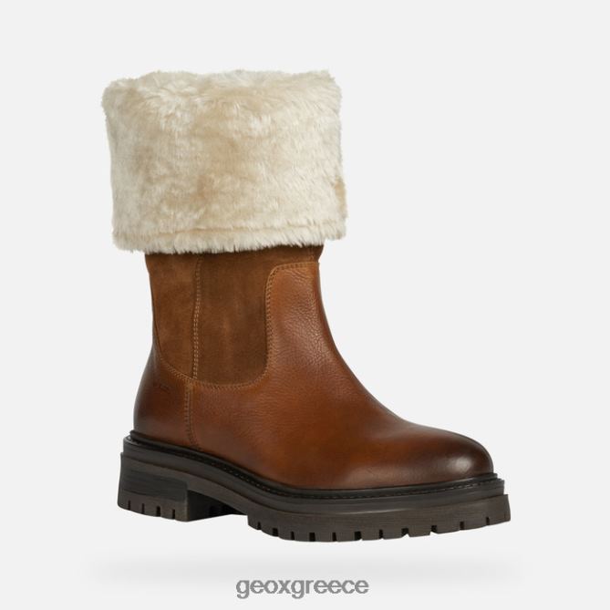 4DBLR0221 κονιάκ Geox γυναίκα ιριδέα