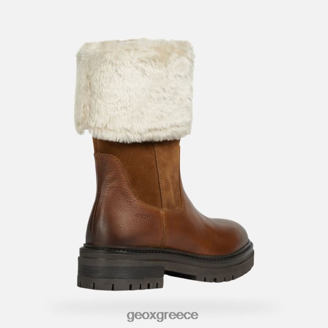 4DBLR0221 κονιάκ Geox γυναίκα ιριδέα