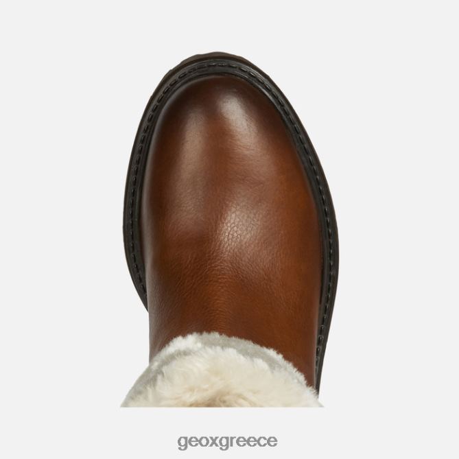 4DBLR0221 κονιάκ Geox γυναίκα ιριδέα