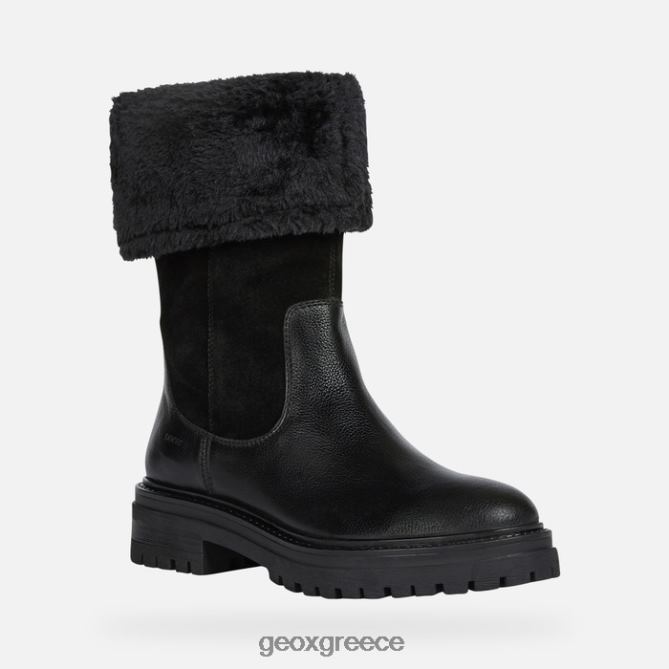 4DBLR0222 μαύρος Geox γυναίκα ιριδέα