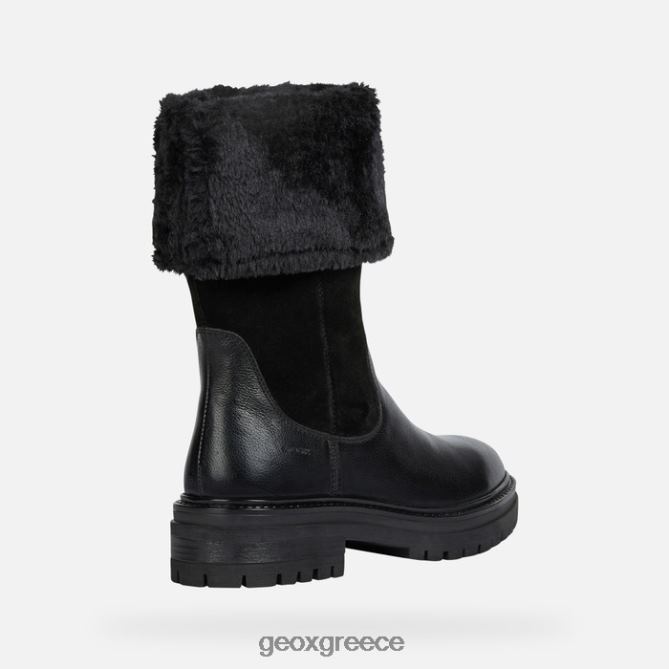 4DBLR0222 μαύρος Geox γυναίκα ιριδέα