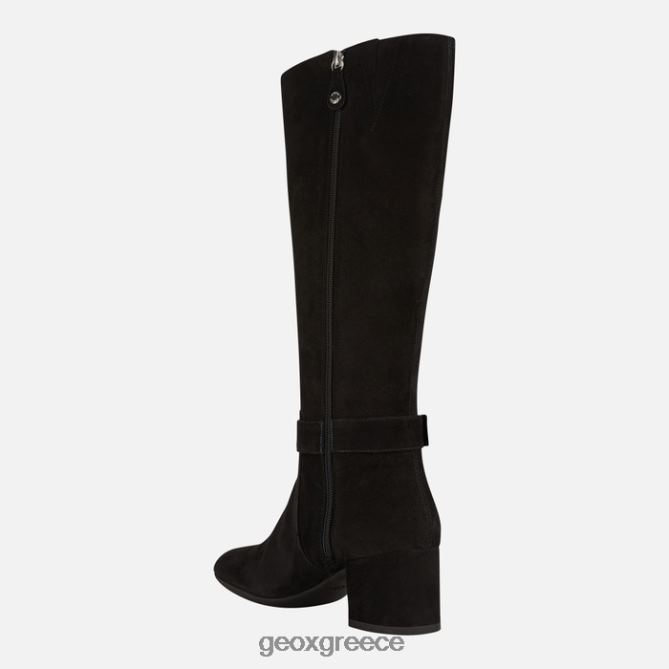 4DBLR0292 μαύρος Geox γυναίκα eleana