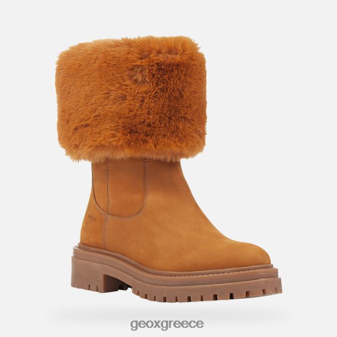 4DBLR0361 κονιάκ Geox γυναίκα ιριδέα