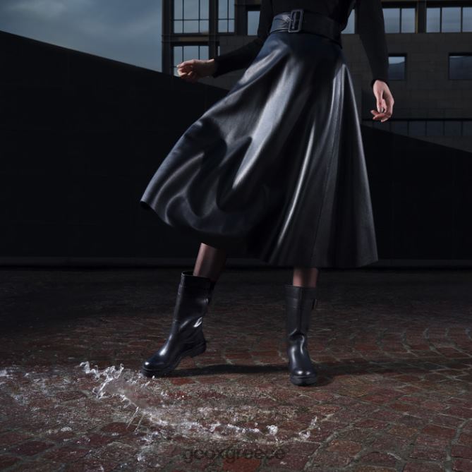 4DBLR052 μαύρος Geox γυναίκα abx nevegal