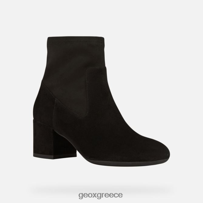 4DBLR01719 μαύρος Geox γυναίκα eleana