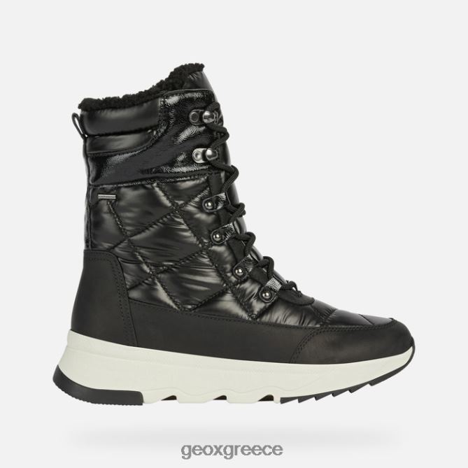 4DBLR0241 μαύρος Geox φαλένα abx γυναίκα