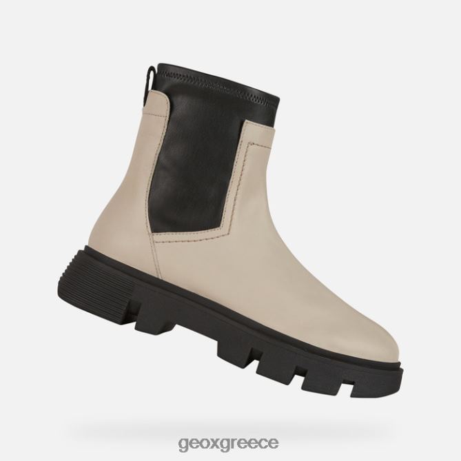 4DBLR0255 ανοιχτό μπεζ/μαύρο Geox άγρια ​​γυναίκα