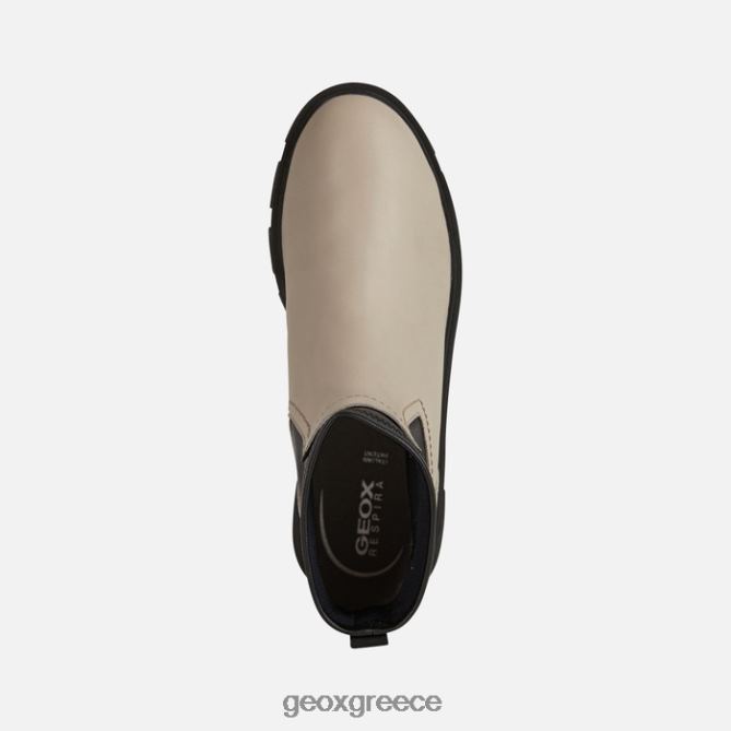 4DBLR0255 ανοιχτό μπεζ/μαύρο Geox άγρια ​​γυναίκα