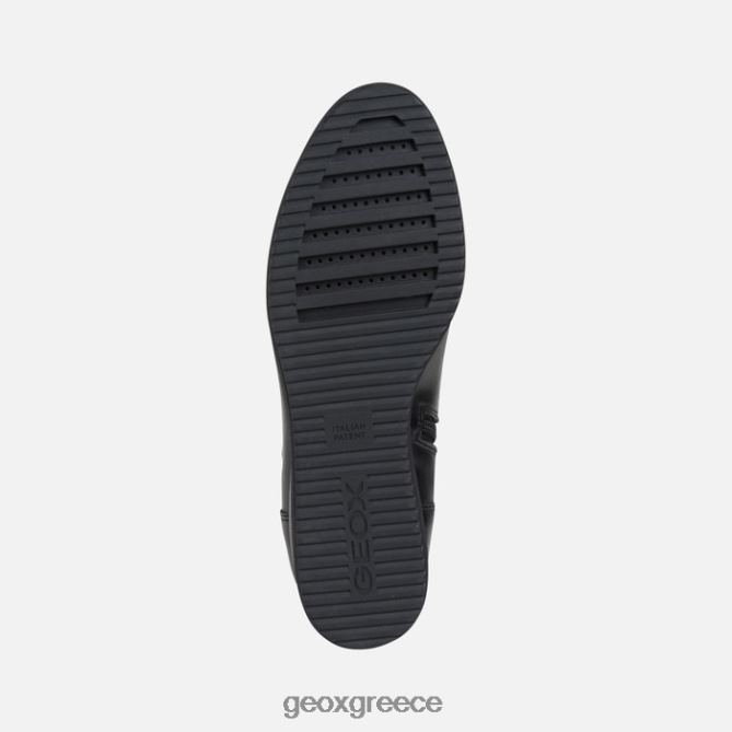 4DBLR0271 μαύρος Geox anylla wedge γυναίκα