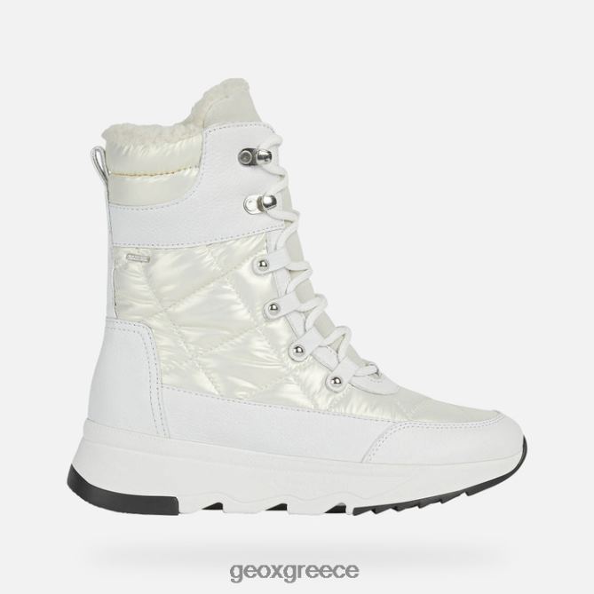 4DBLR0357 λευκό/εκρού Geox φαλένα abx γυναίκα