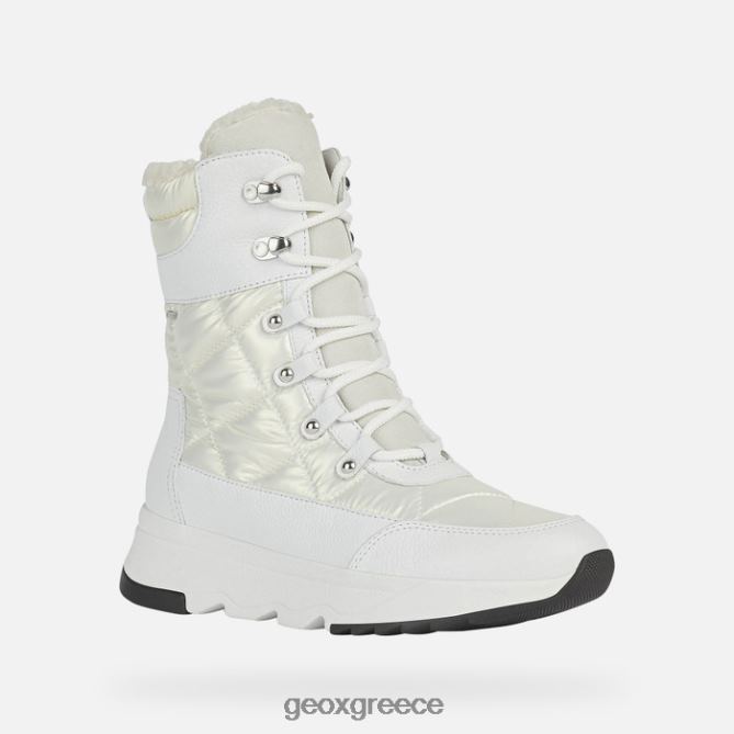 4DBLR0357 λευκό/εκρού Geox φαλένα abx γυναίκα