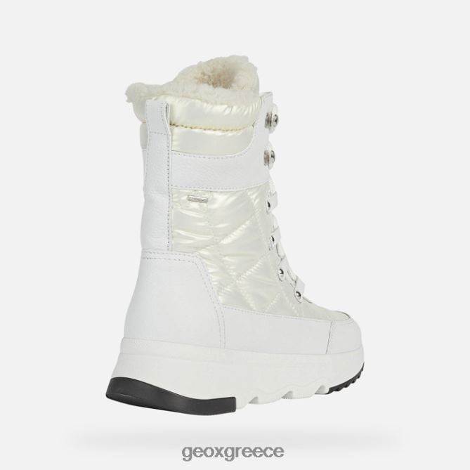 4DBLR0357 λευκό/εκρού Geox φαλένα abx γυναίκα