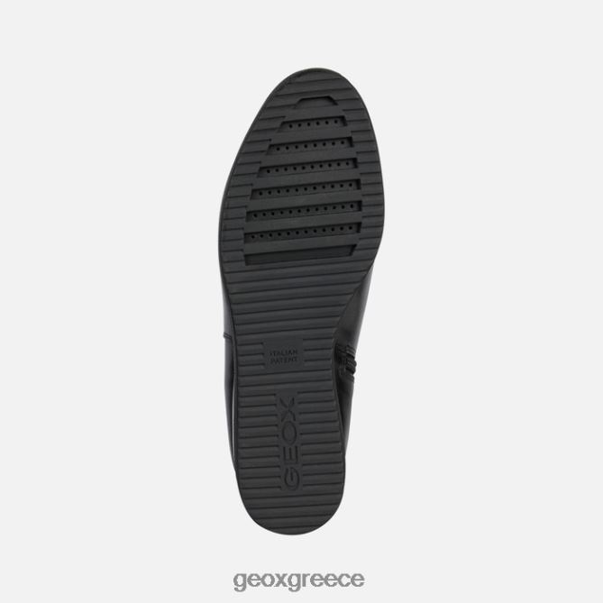 4DBLR0369 μαύρος Geox anylla wedge γυναίκα