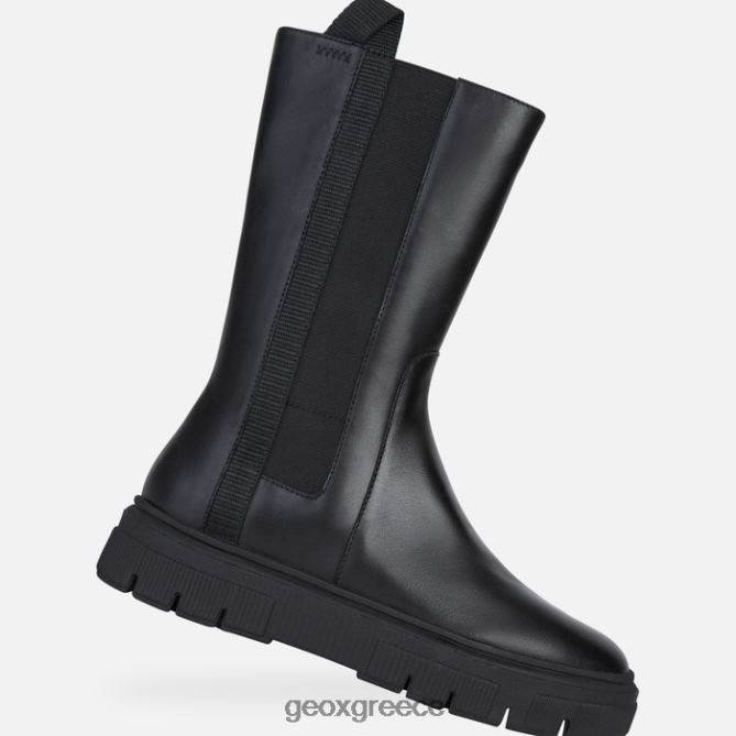 4DBLR0384 μαύρος Geox ισότη γυναίκα