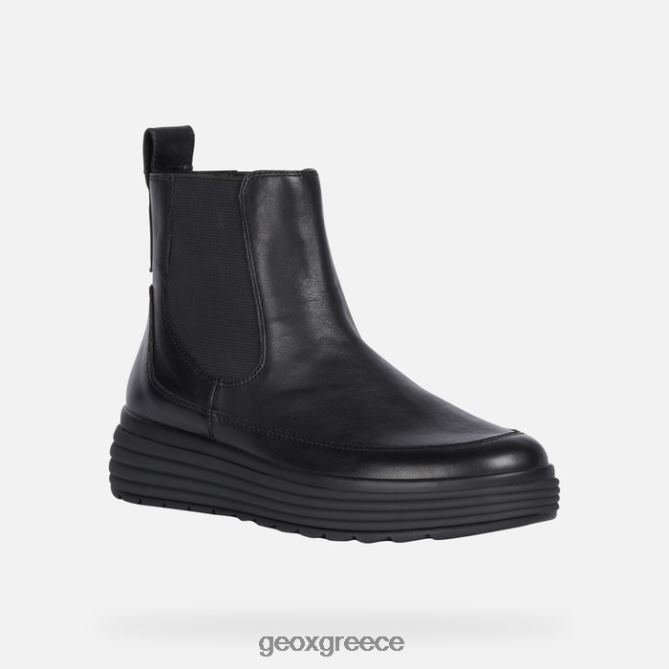 4DBLR0605 μαύρος Geox γυναίκα φαόλα