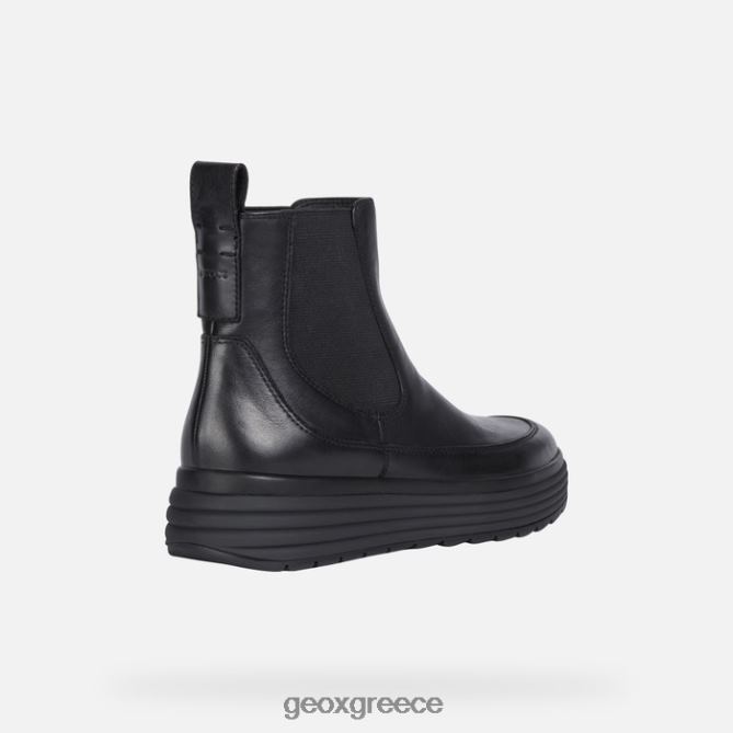 4DBLR0605 μαύρος Geox γυναίκα φαόλα