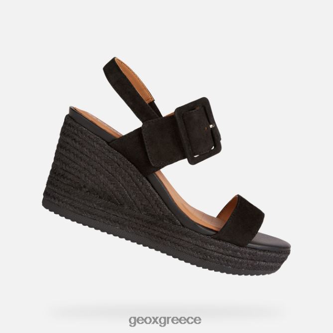 4DBLR0111 μαύρος Geox γυναίκα πόντζα