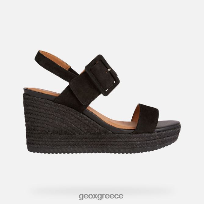 4DBLR0111 μαύρος Geox γυναίκα πόντζα