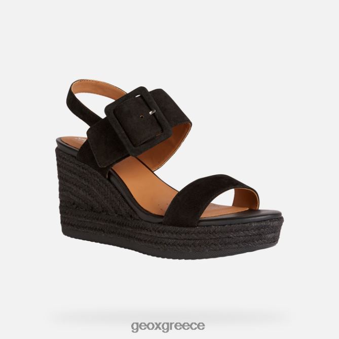4DBLR0111 μαύρος Geox γυναίκα πόντζα