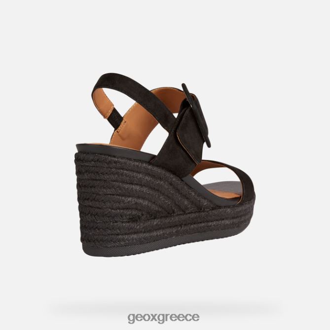 4DBLR0111 μαύρος Geox γυναίκα πόντζα