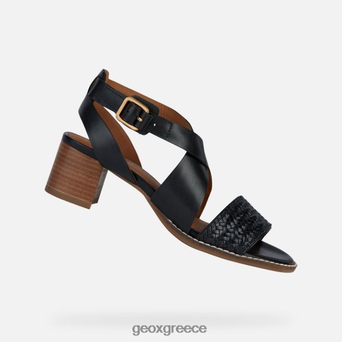 4DBLR0138 μαύρος Geox σοζυ μεση γυναικα