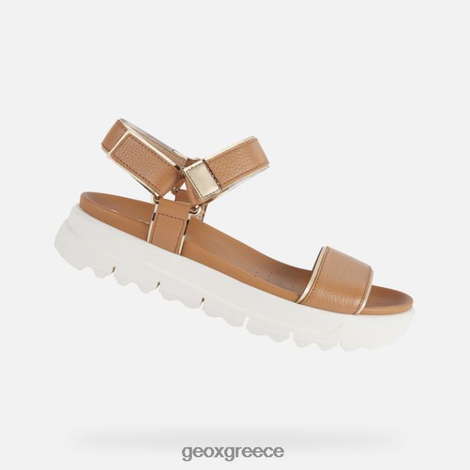 4DBLR0141 καμηλό/ελαφρύ χρυσό Geox Xand 2.1s γυναίκα