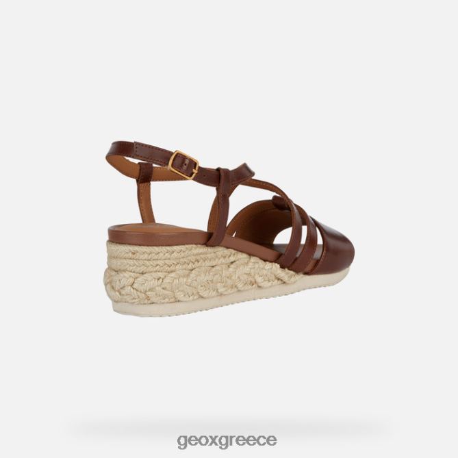 4DBLR0142 καφέ Geox ischia corda γυναίκα