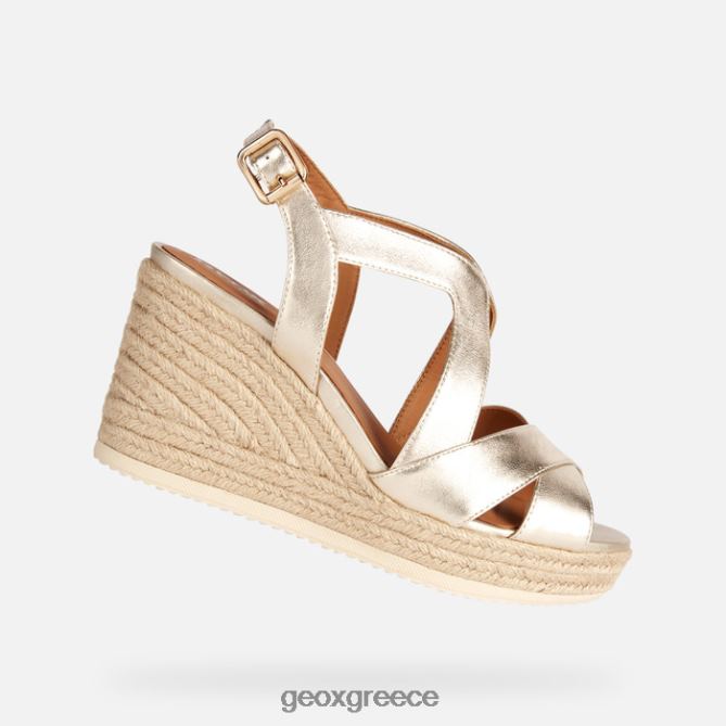 4DBLR0158 ανοιχτό χρυσό Geox γυναίκα πόντζα