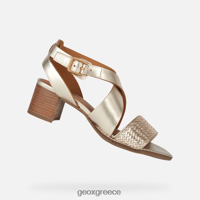 4DBLR0159 ανοιχτό χρυσό Geox σοζυ μεση γυναικα