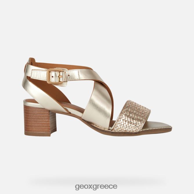 4DBLR0159 ανοιχτό χρυσό Geox σοζυ μεση γυναικα