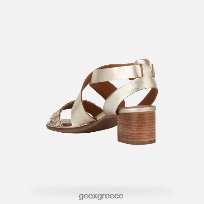 4DBLR0159 ανοιχτό χρυσό Geox σοζυ μεση γυναικα