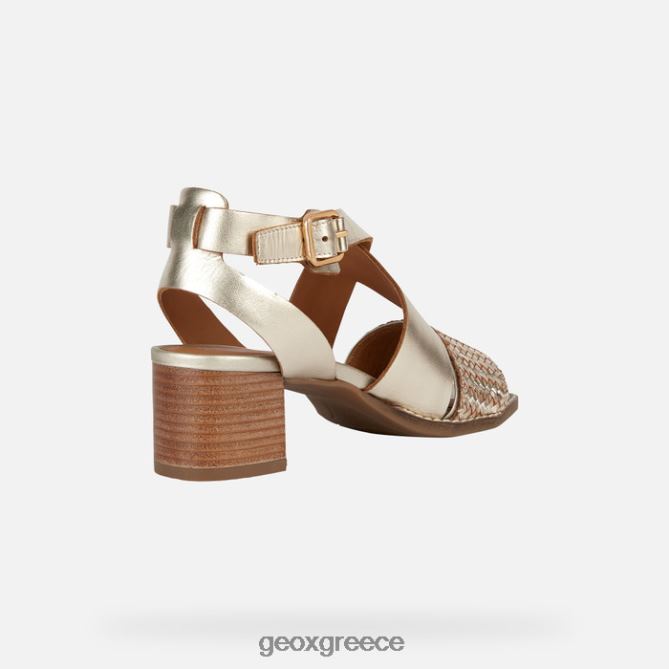 4DBLR0159 ανοιχτό χρυσό Geox σοζυ μεση γυναικα