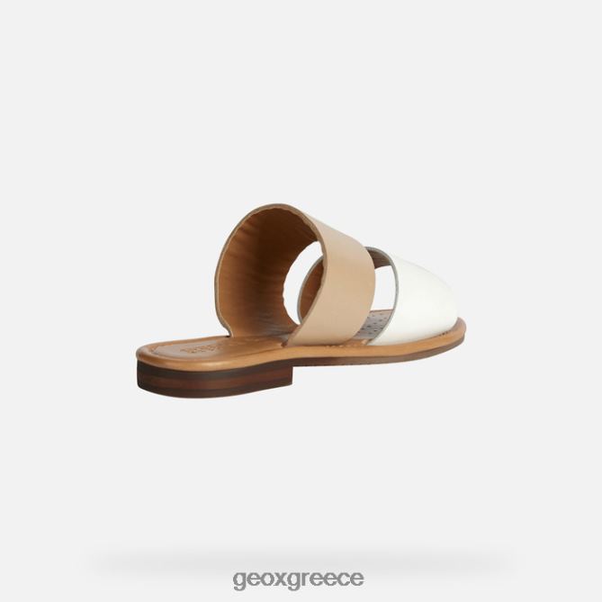 4DBLR0161 μπεζ/λευκό Geox γυναίκα της Σόζυ