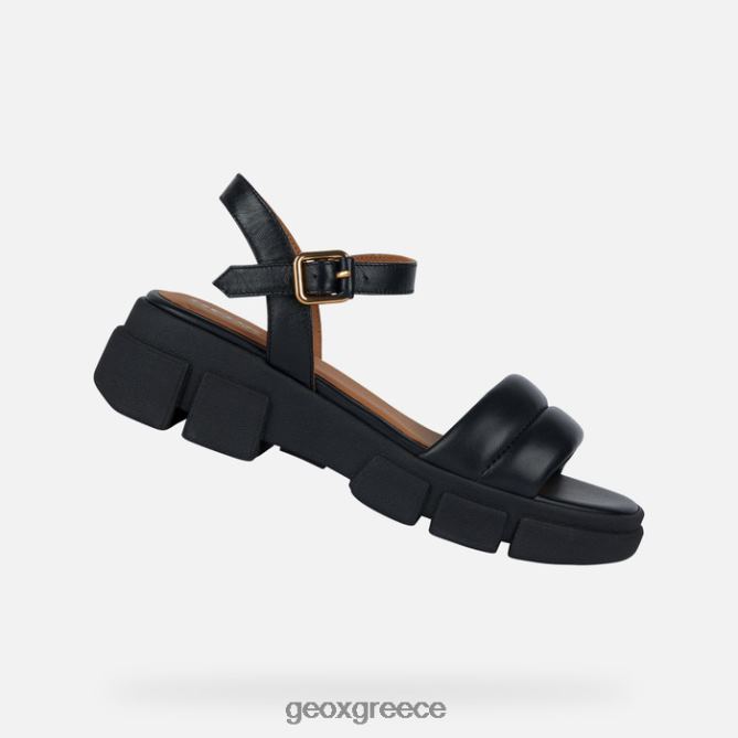 4DBLR0164 μαύρος Geox γυναίκα της Λισαβόνας