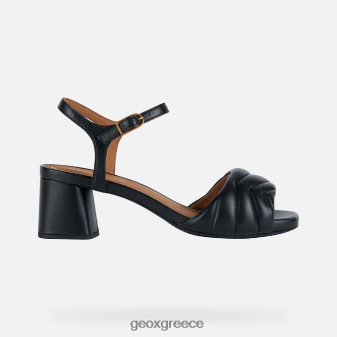 4DBLR01676 μαύρος Geox genziana μέση γυναίκα