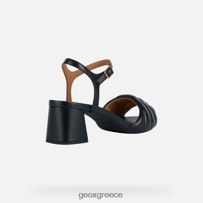 4DBLR01676 μαύρος Geox genziana μέση γυναίκα