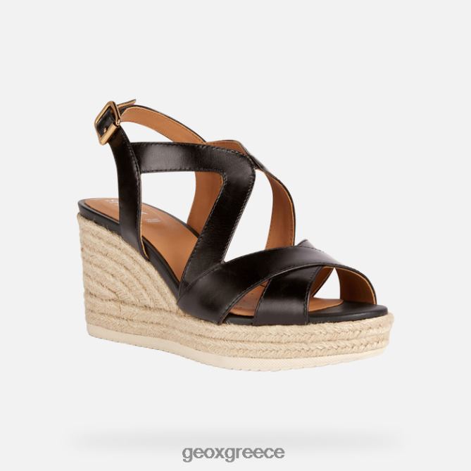 4DBLR01680 μαύρος Geox γυναίκα πόντζα
