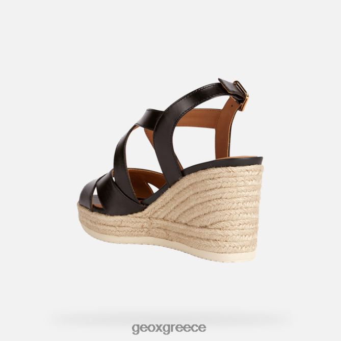 4DBLR01680 μαύρος Geox γυναίκα πόντζα