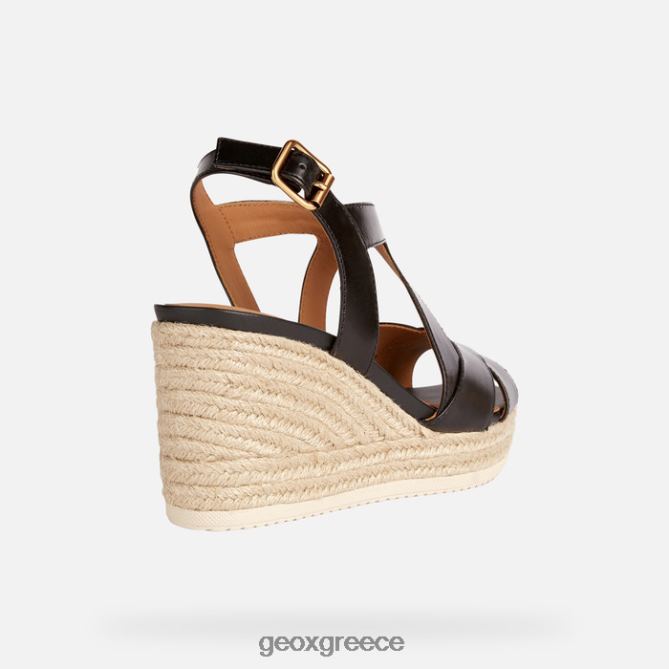 4DBLR01680 μαύρος Geox γυναίκα πόντζα