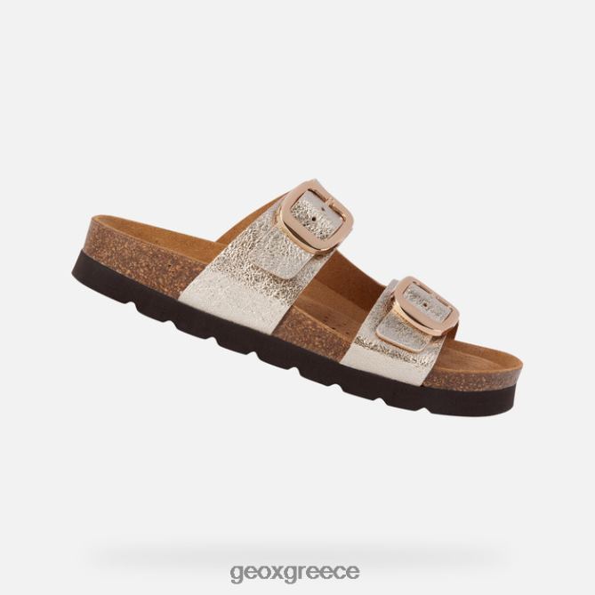 4DBLR01681 ανοιχτό χρυσό Geox brionia υψηλή γυναίκα