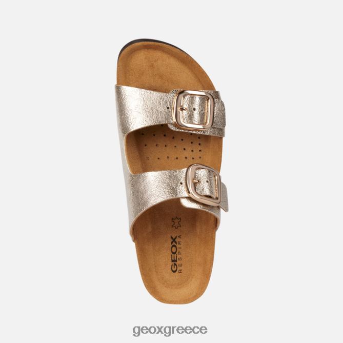 4DBLR01681 ανοιχτό χρυσό Geox brionia υψηλή γυναίκα