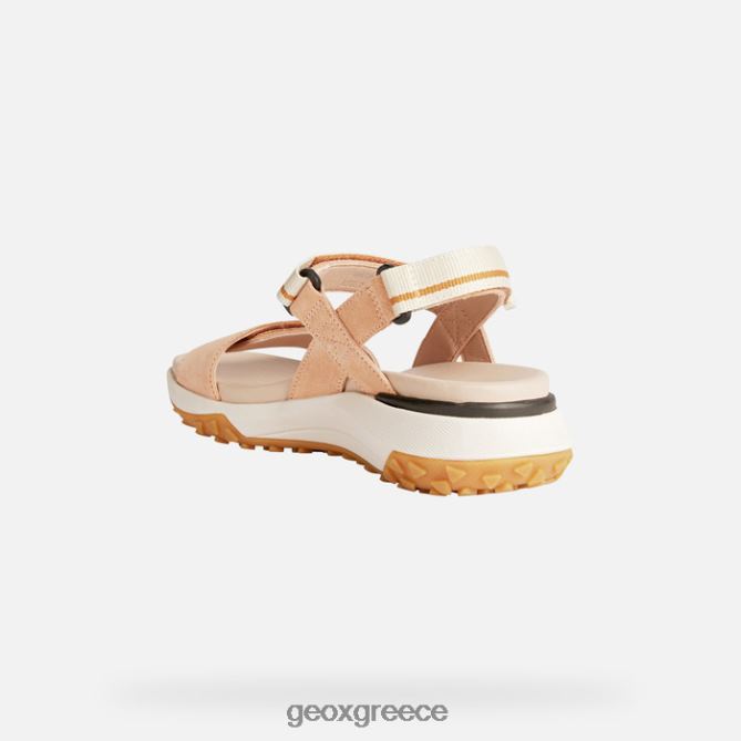 4DBLR0170 ροδακινί/μπεζ Geox Σοράπις λαβή γυναίκα