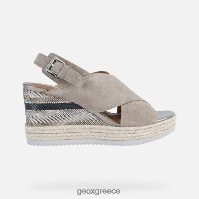 4DBLR01733 τεφρόχρουν χρώμα Geox γυναίκα πόντζα