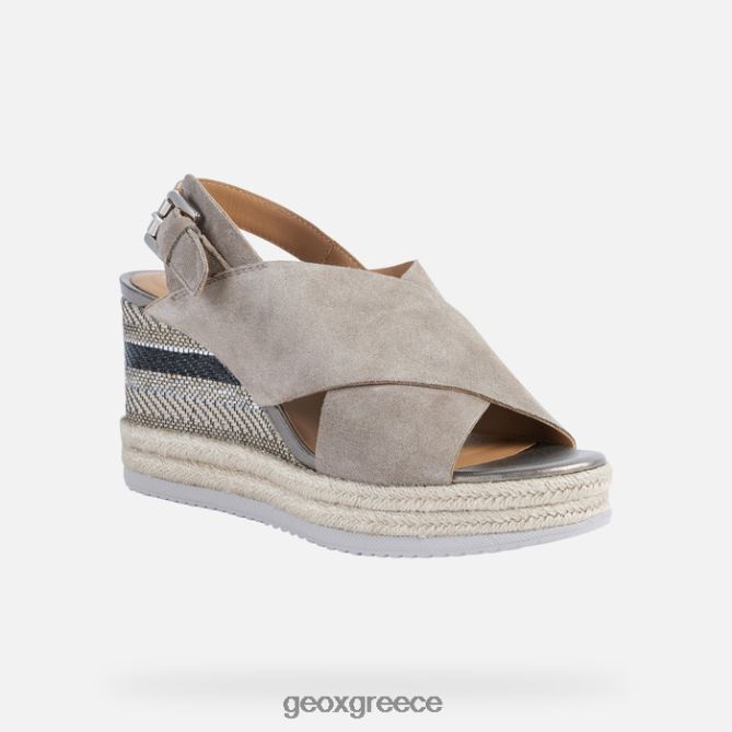 4DBLR01733 τεφρόχρουν χρώμα Geox γυναίκα πόντζα