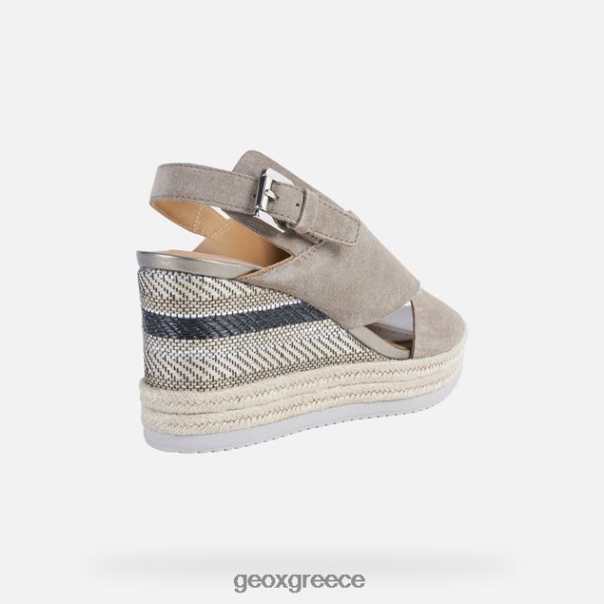 4DBLR01733 τεφρόχρουν χρώμα Geox γυναίκα πόντζα