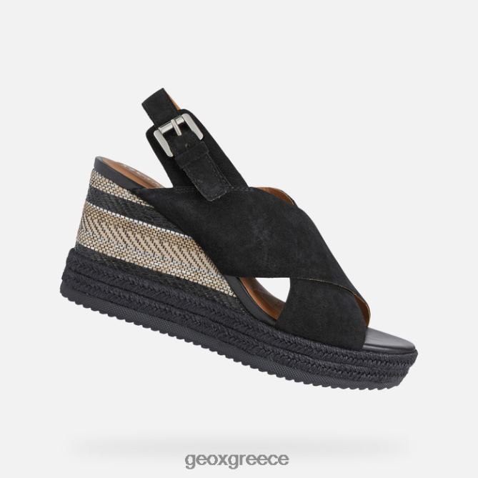 4DBLR01734 μαύρος Geox γυναίκα πόντζα