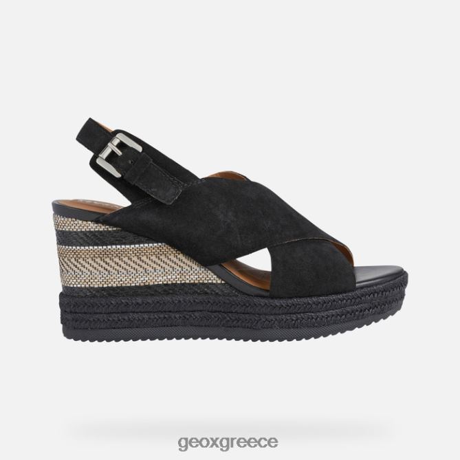 4DBLR01734 μαύρος Geox γυναίκα πόντζα