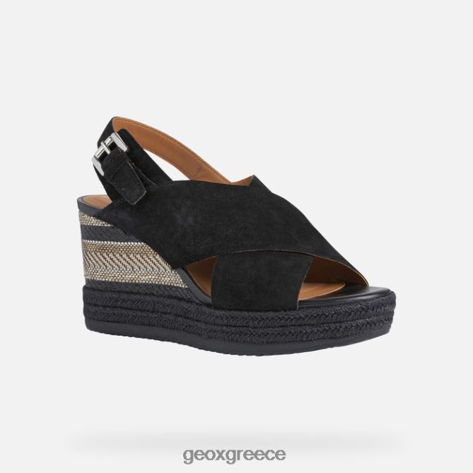 4DBLR01734 μαύρος Geox γυναίκα πόντζα